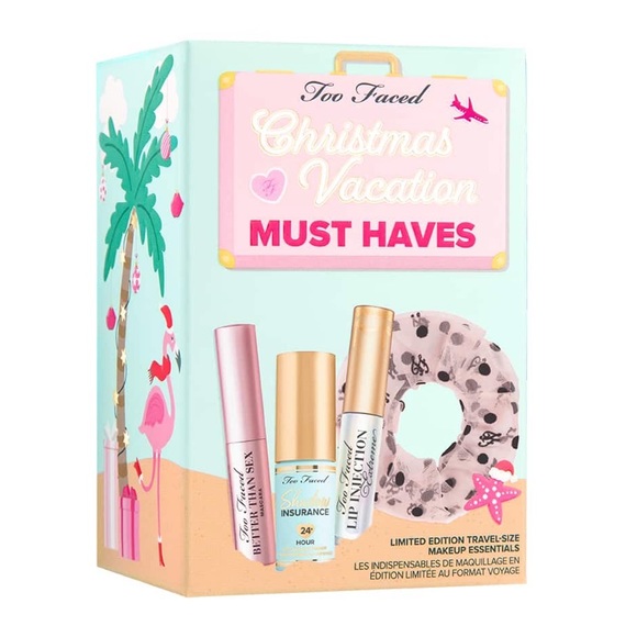 NIB Bundle 4 Too Faced Christmas Vacation Must-Haves Set Bestseller Travel Set - Picture 3 of 16